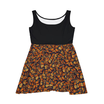 Monarch butterfly Women's Skater Dress (AOP)