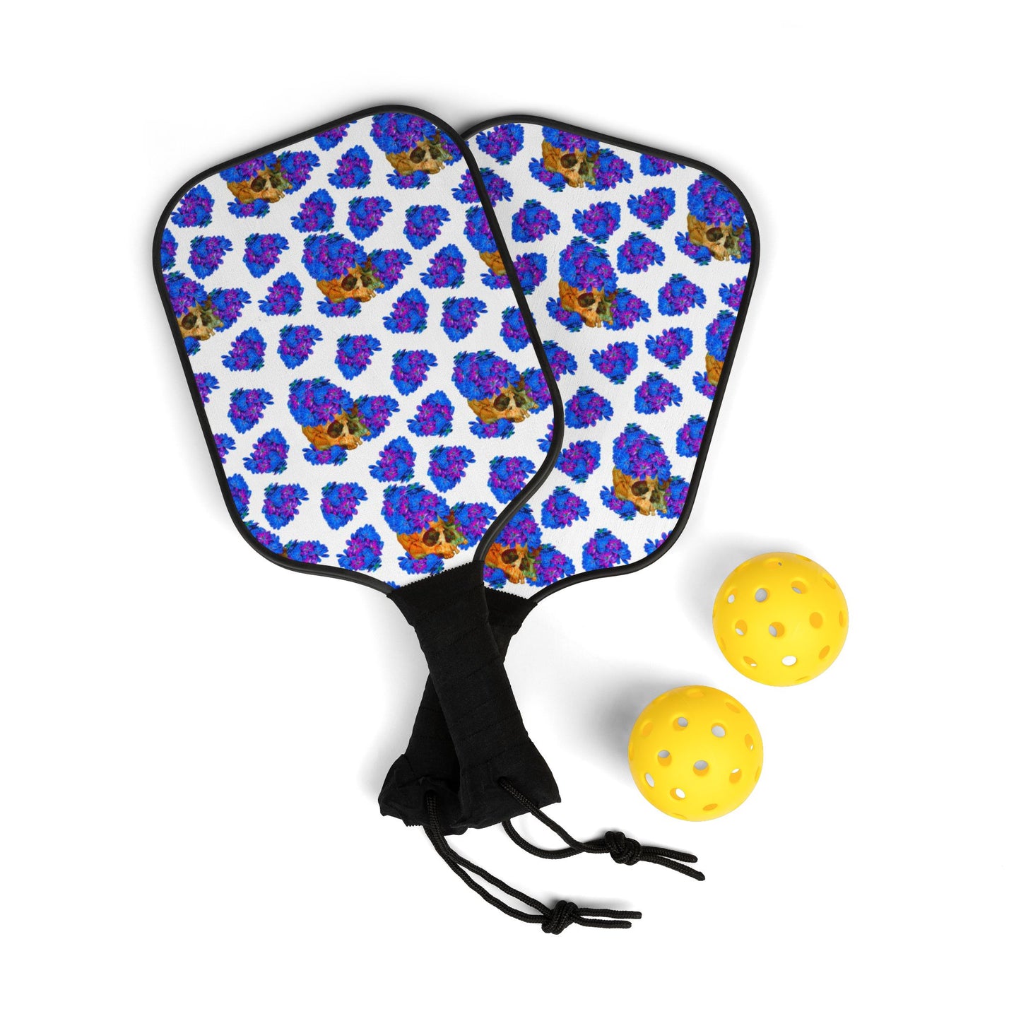 Skulls and Succulents Pickleball Kit