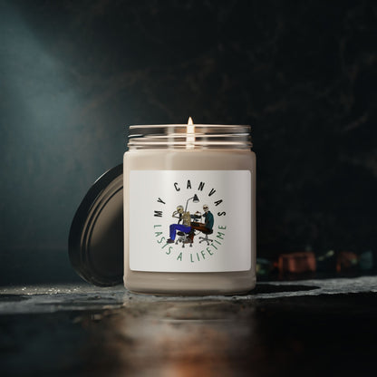 Tattoo Artist Skeleton Scented Soy Candle, 9oz