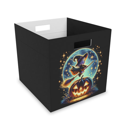 Baby Witch Moon Stars Felt Storage Box