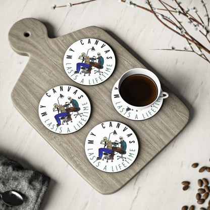 Coasters - Tattoo Artist Skeletons Design