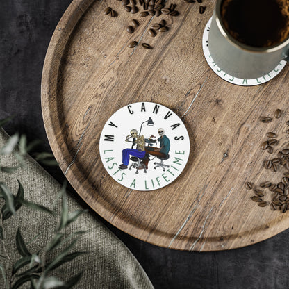 Coasters - Tattoo Artist Skeletons Design