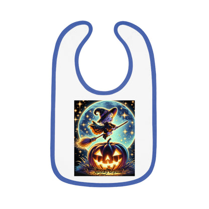 Bib Halloween Witchy Contrast Trim