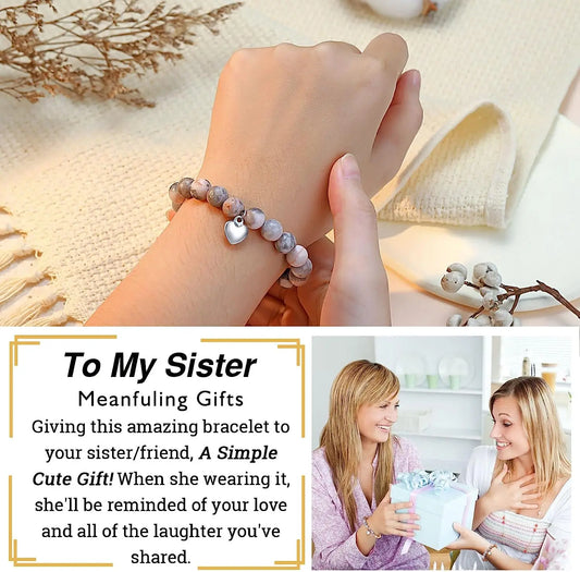 Sister Best Friend Friendship Bracelet for Women Girls Birthday Christmas Valentine's Day Gifts