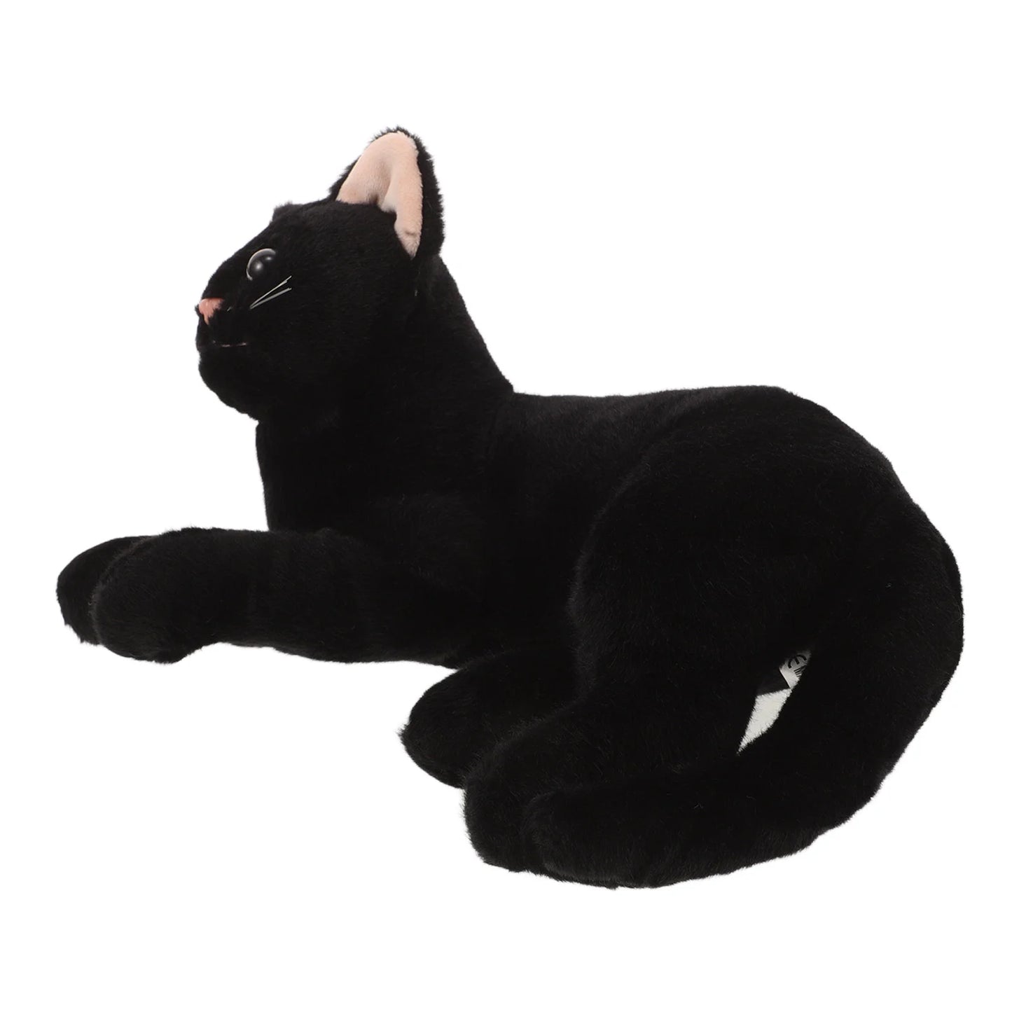 Cat Plush Toy Stuffed Animal Puppet Toys Black Animals Realistic Long Pillow Halloween Pillows Cute Decor