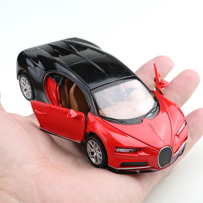 Bugatti Chiron, Alloy Model Car, Simulated off-road vehicle, children's alloy car, boy's toy model, car ornaments