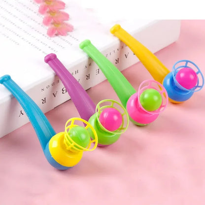 Classic Nostalgic Toy Suspended Pipe Blowing Ball Game Balance Training Educational Toys Learning Toys for Children Funny Gifts
