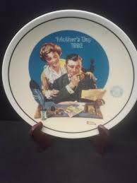 Norman Rockwell Collector Plate Gentle Reassurance