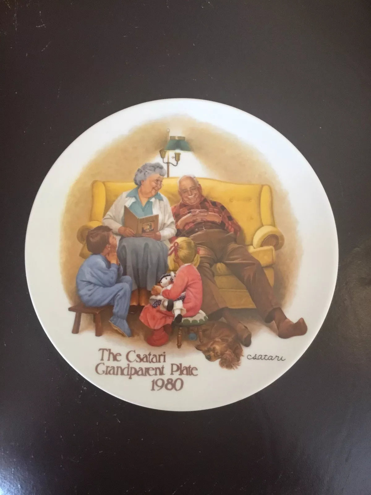 Edwin Knowles Collector Plate "The Bedtime Story"